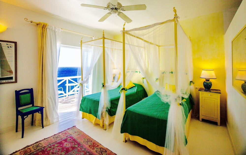 Standard Double Room, 2 Twin Beds, Private Bathroom, Ocean View