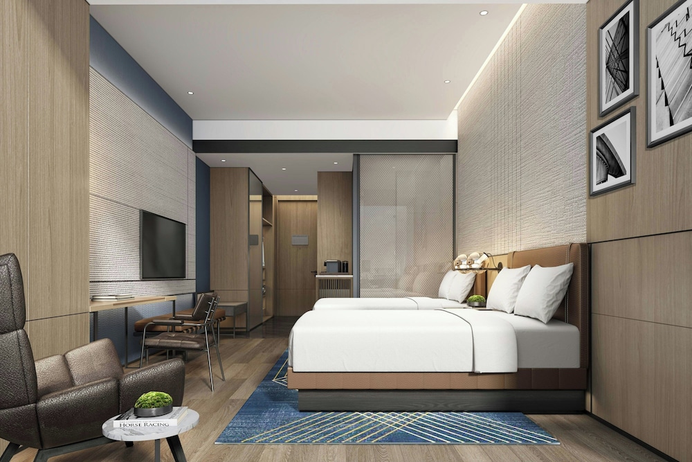 Deluxe Double Room, 2 Double Beds, City View