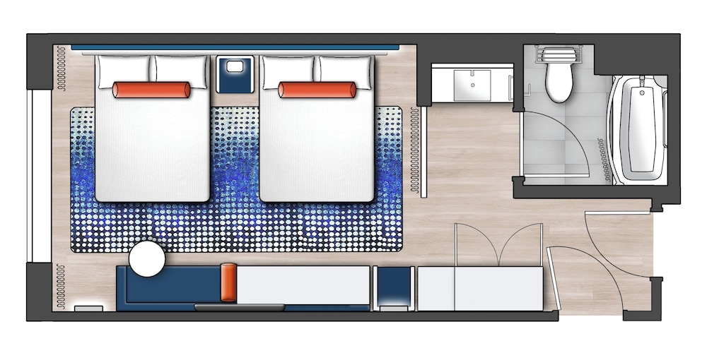 Mobility Accessible Standard Room, w/ADA tub (Includes Early Park Admission*)