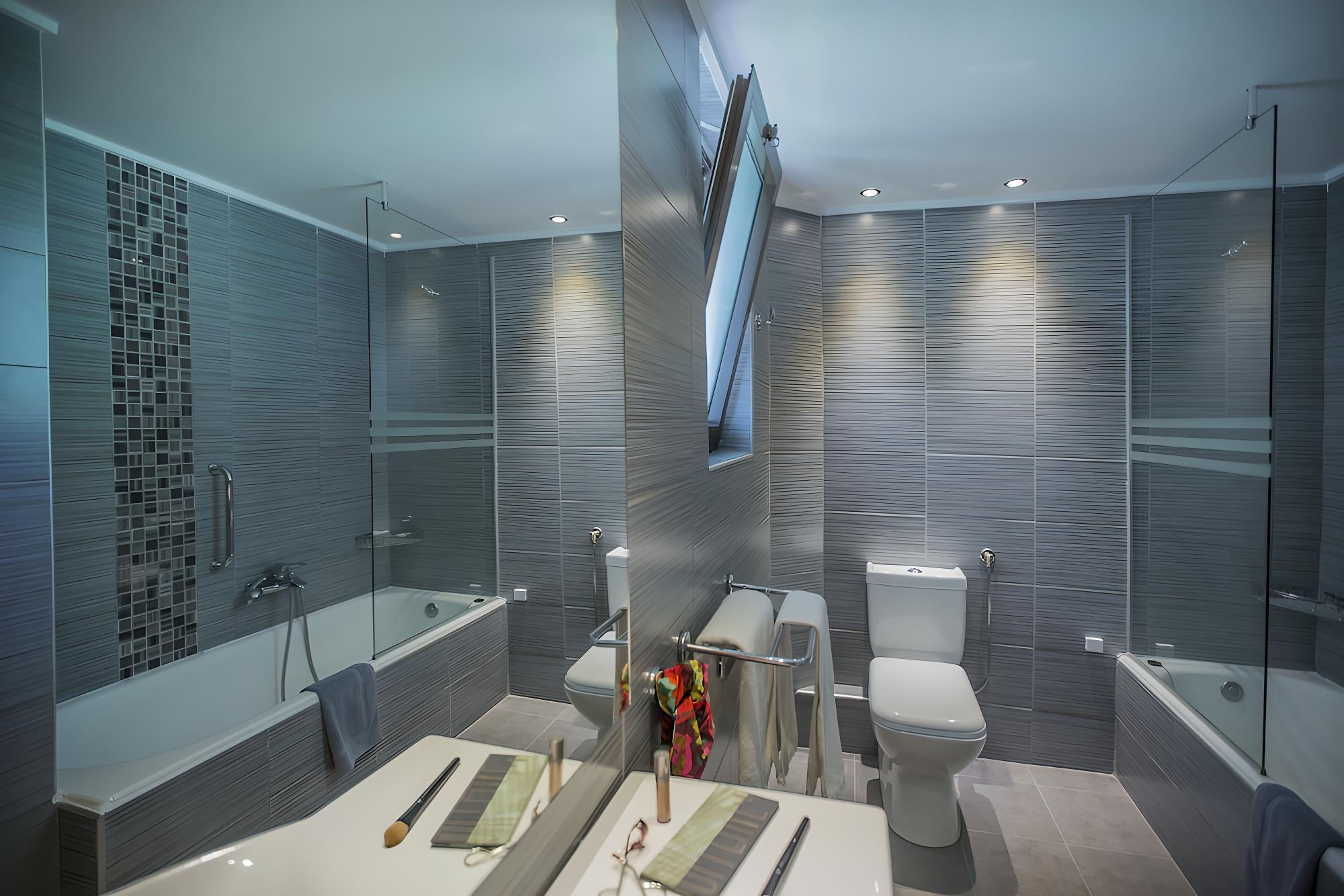 Experience luxury and comfort in our modern bathrooms.