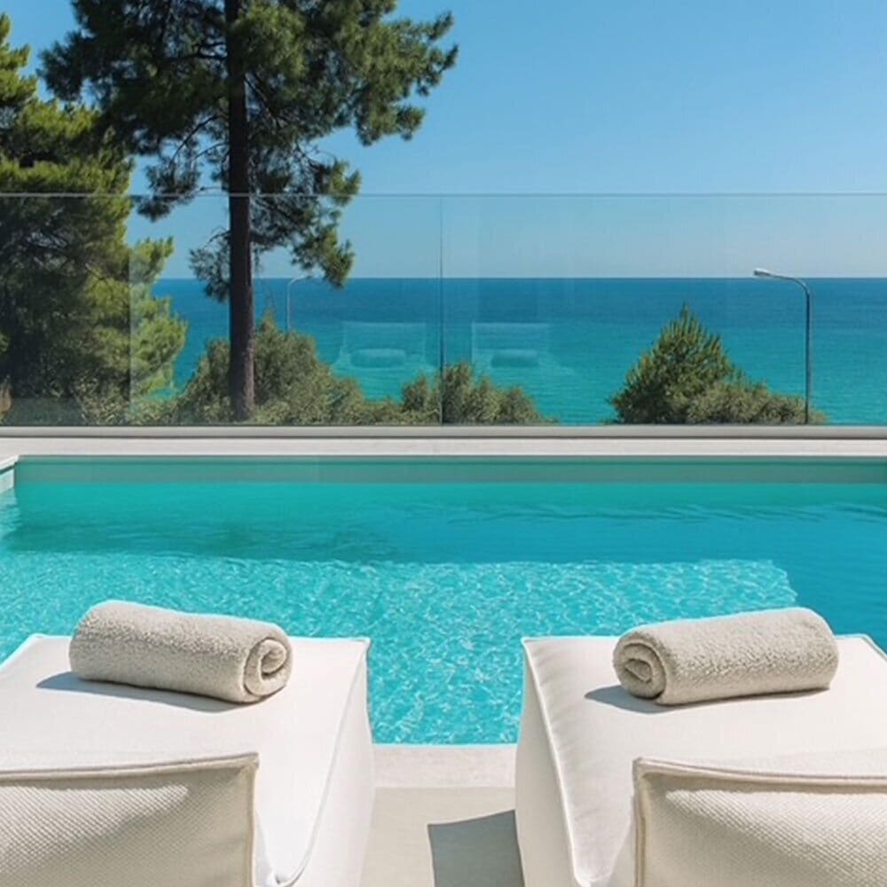 Luxury Suite, 1 King Bed with Sofa bed, Balcony, Sea View
