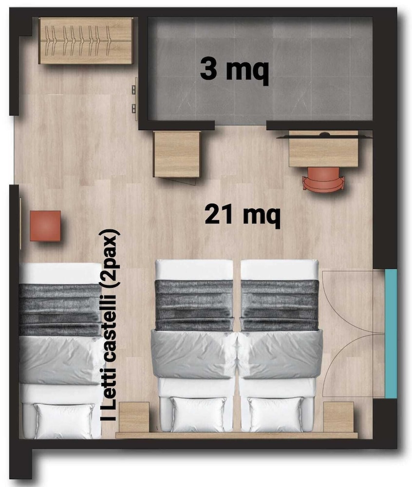 Comfort Quadruple Room, Pool View photo 2