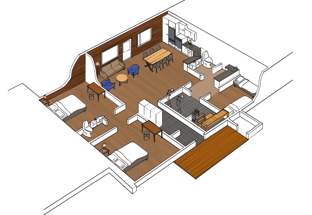 Family Apartment, Sauna photo 1