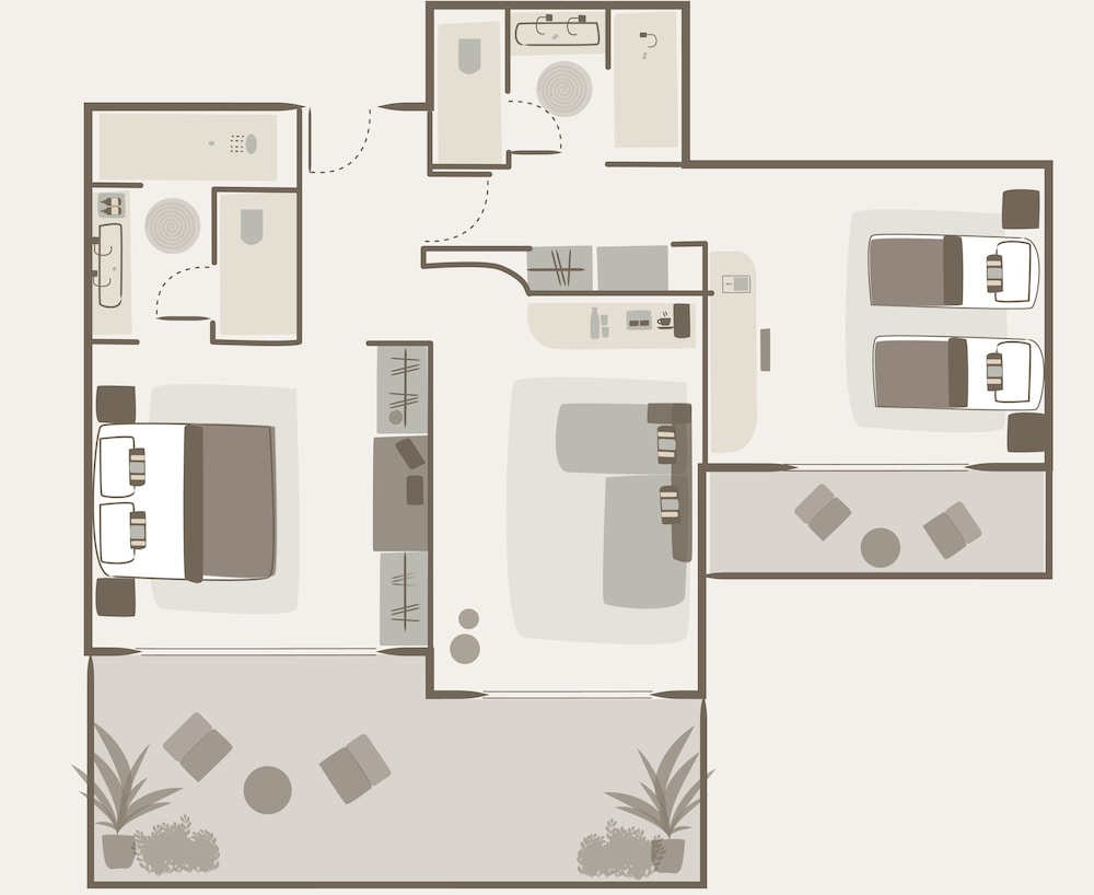 Suite, 2 Bedrooms, Sea View (with Sofa Bed, ideal for families) photo 2