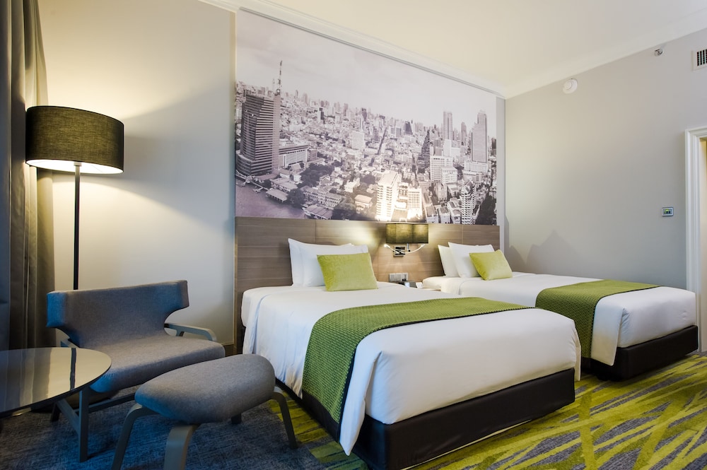 Standard Room, 2 Twin Beds, Non Smoking, City View
