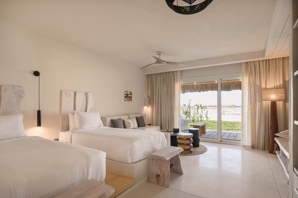 Cabin, 2 Twin Beds, Sea View
