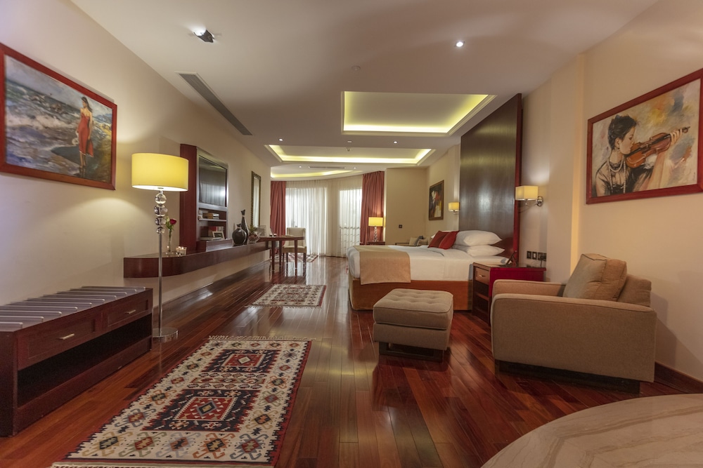 Suite, 1 King Bed, Pool View (Royal Savoy Junior King Bed Suite (Ad)
