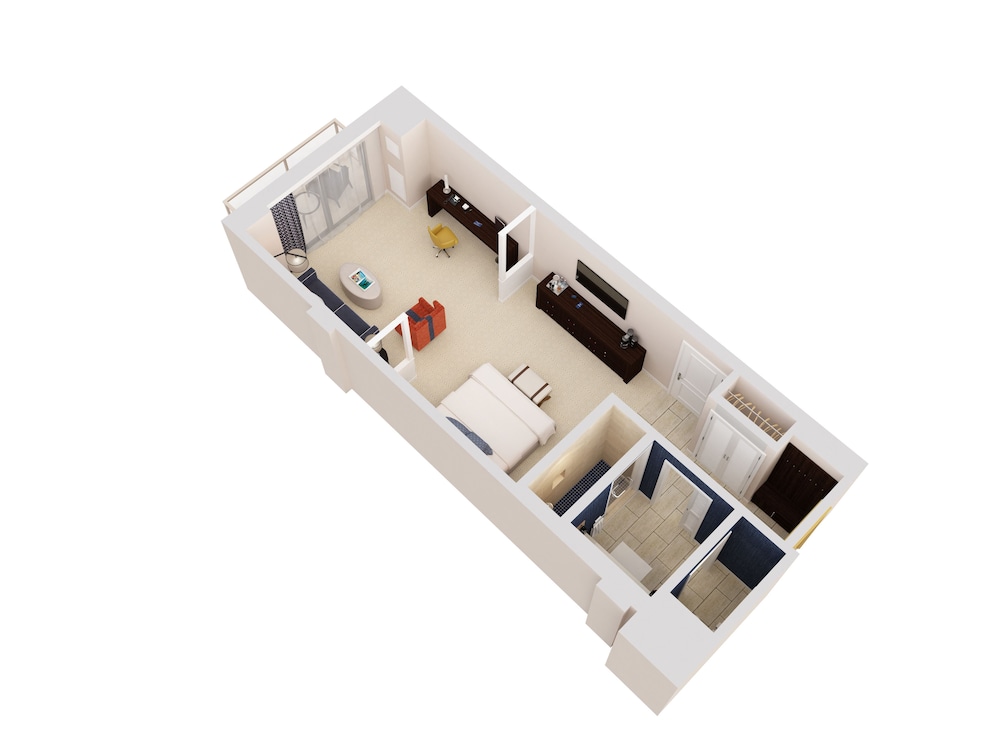 Studio Suite, 1 King Bed (Twin Dolphin Tower)