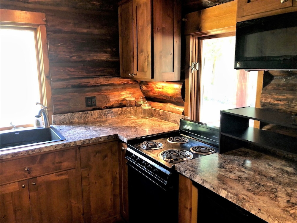 Cabin, 1 Bedroom, Fireplace photo 3
