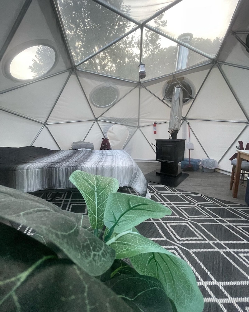 Stargazing Glamping Dome (off grid)