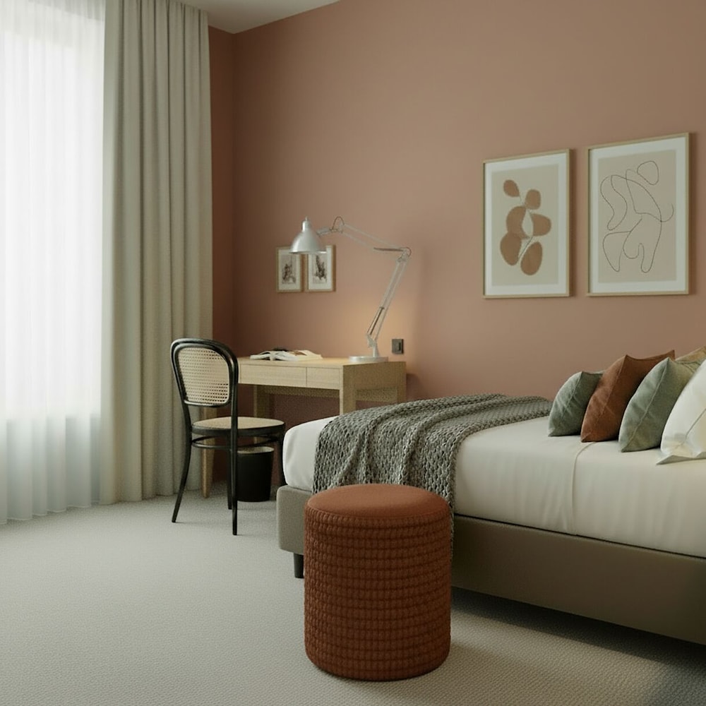 Basic Single Room, Garden View