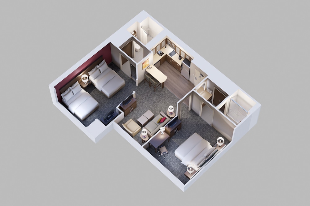 Suite, 2 Bedrooms, Kitchen - Photo 1