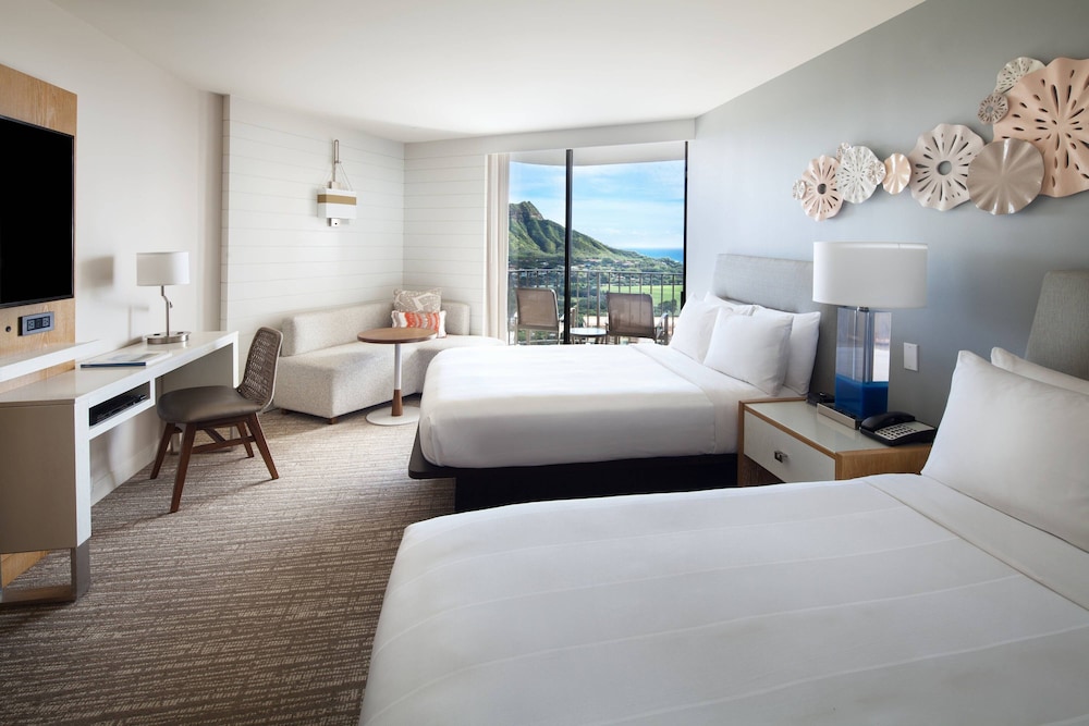 Junior Suite, 2 Double Beds, Ocean View (Corner)