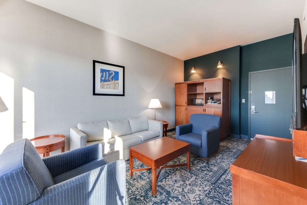 Executive Suite, 1 King Bed, Refrigerator & Microwave, City View (Walk-in Shower;with Sofabed) - Photo 2
