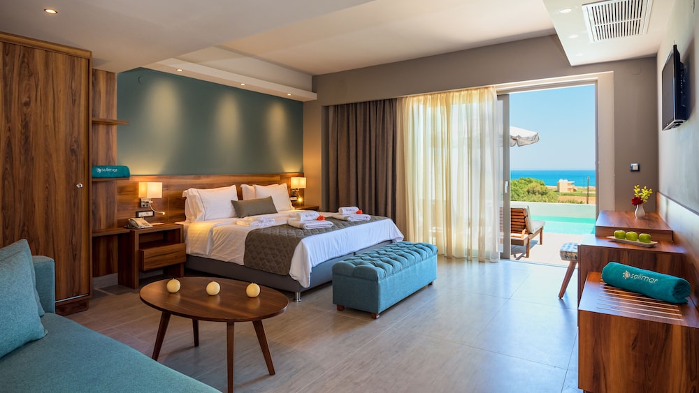 Suite Supérieure, piscine privée, vue mer