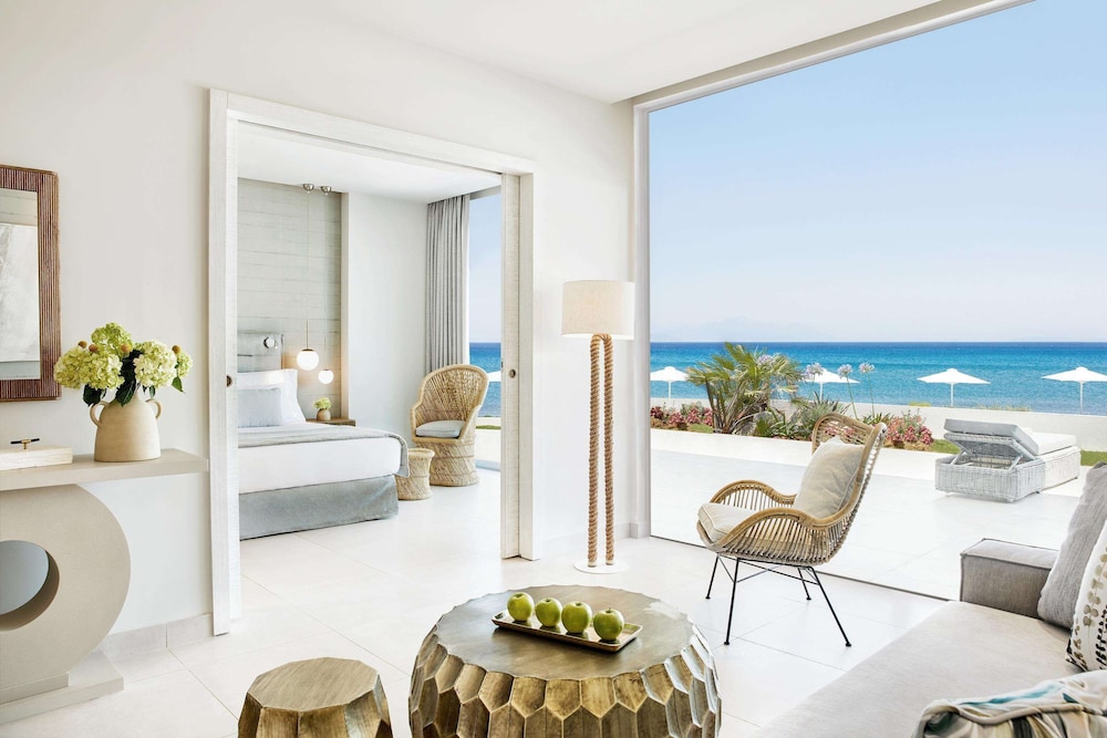 Suite, 1 habitación, vista al mar, área de jardín