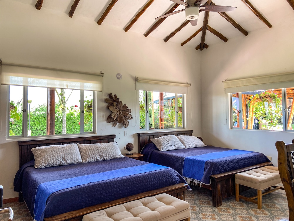 Family Quadruple Room, Private Bathroom, Garden View