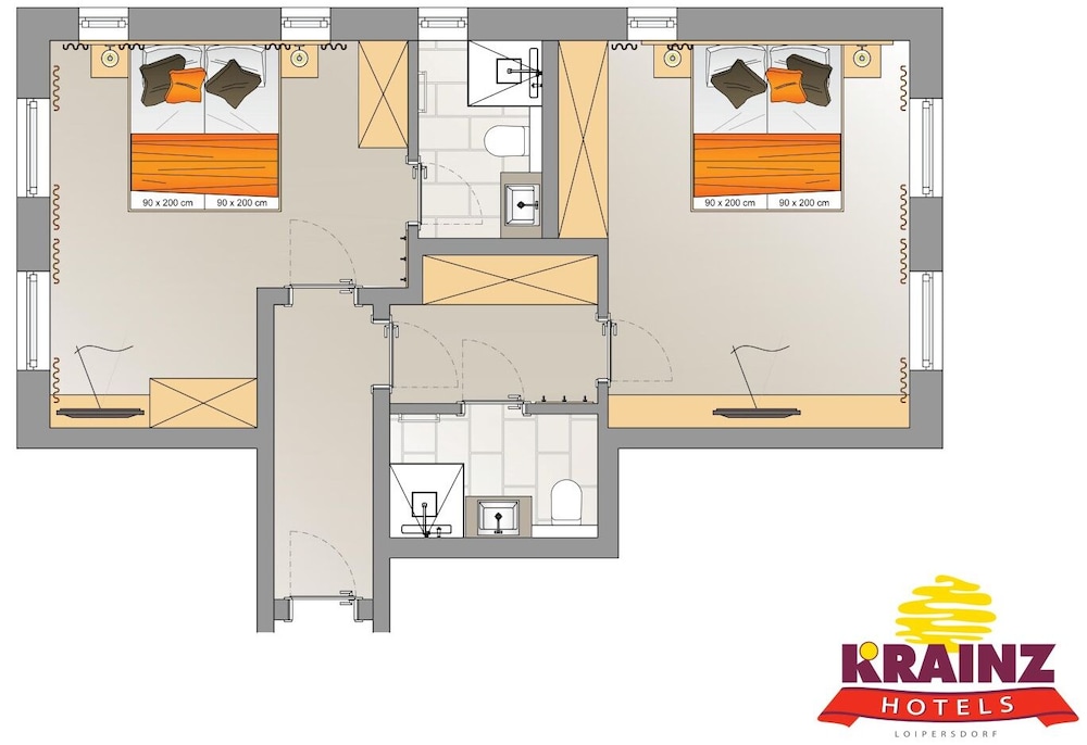 2 ECO-SPAR rooms with connecting door photo 2