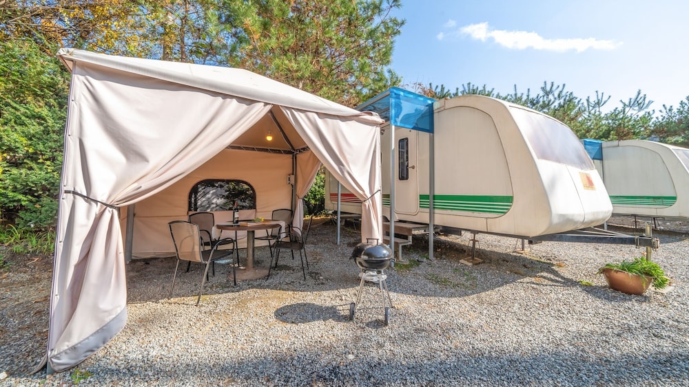 Basic Room, 1 Bedroom (Caravan4(Private BBQ))