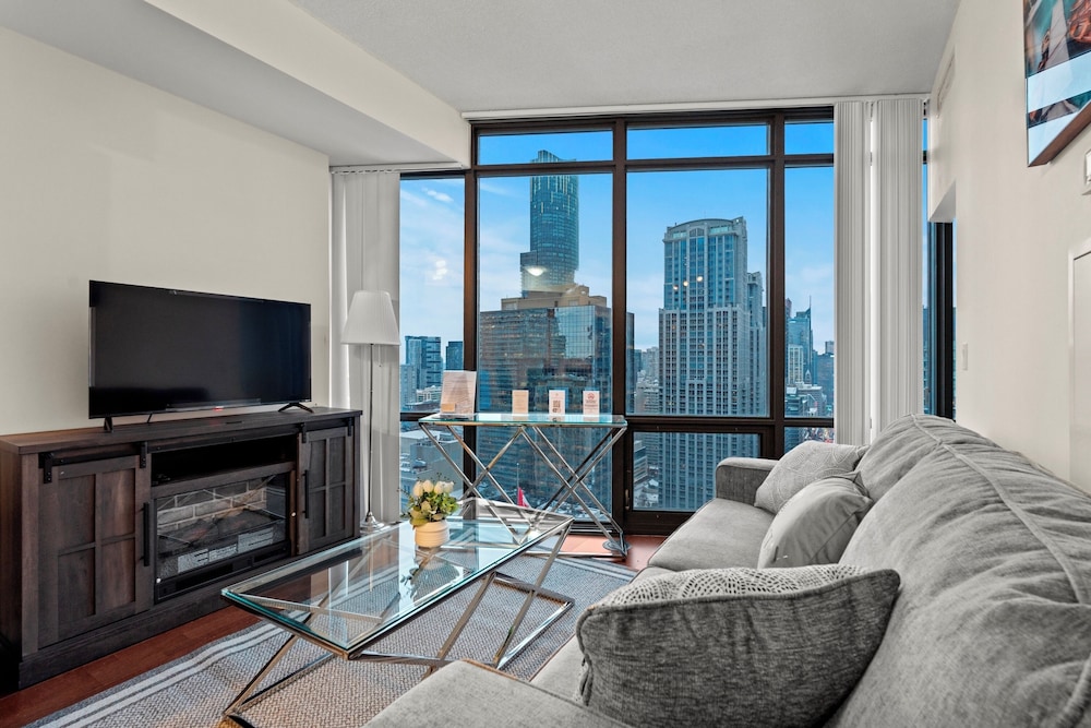 Executive Apartment, 1 Queen Bed with Sofa bed, City View