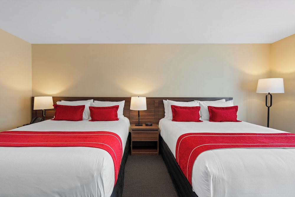 Executive Double or Twin Room, 2 Queen Beds, Pool View, Mezzanine