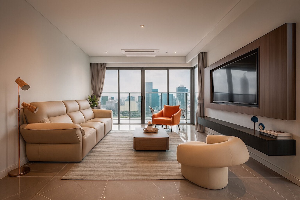 Premium Apartment, 3 Bedrooms, Balcony, City View photo 2