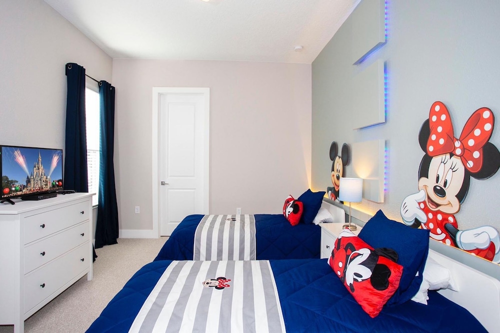4 BR 4 BA Villa 5min Disneyworld 1804ft Gym, Foto 24