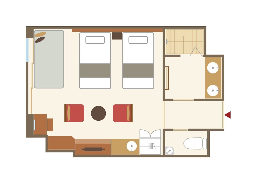 Main building, Deluxe Twin Room with Shower - Photo 8