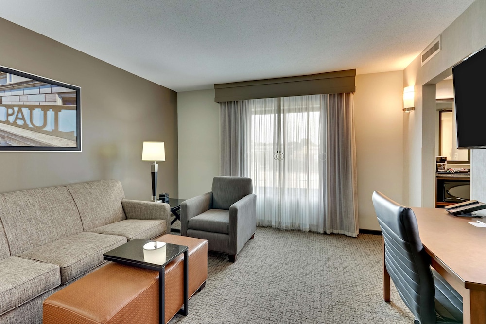Suite, 1 King Bed with Sofa bed, Accessible (2 Rooms, Hearing, Tub, Upper Floor)