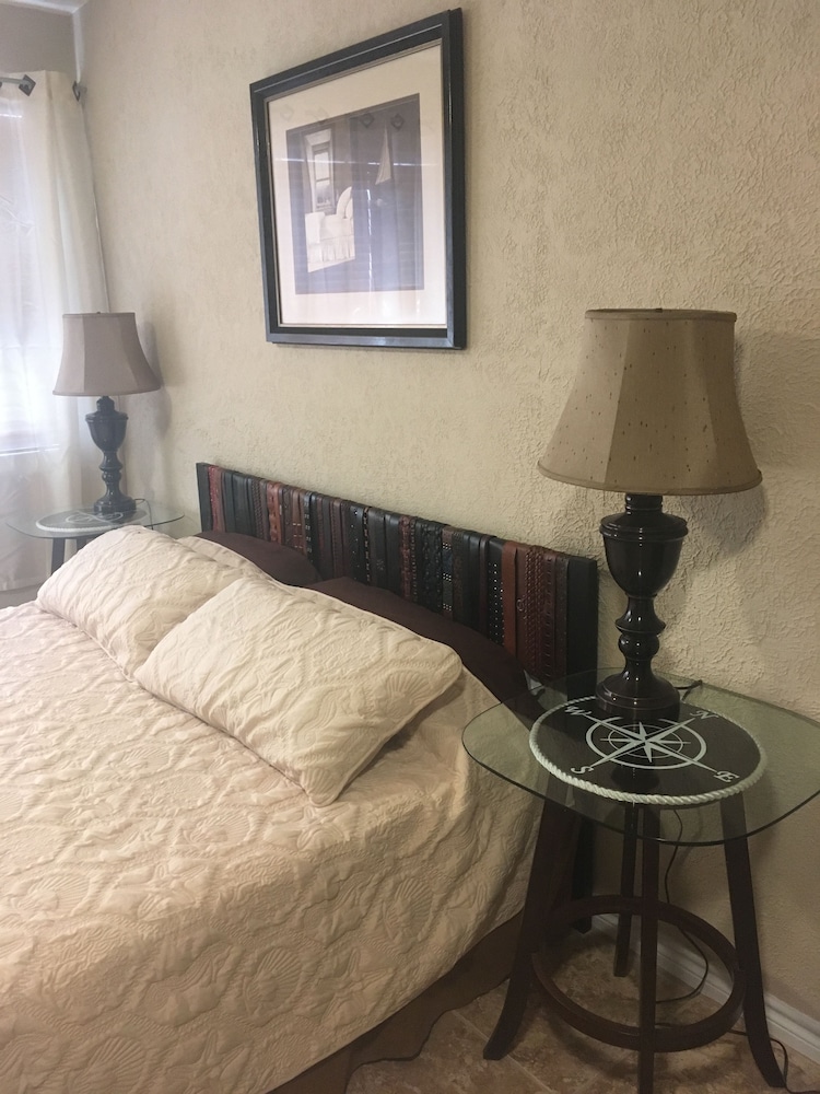 Coastal Room with Harbor Bridge View