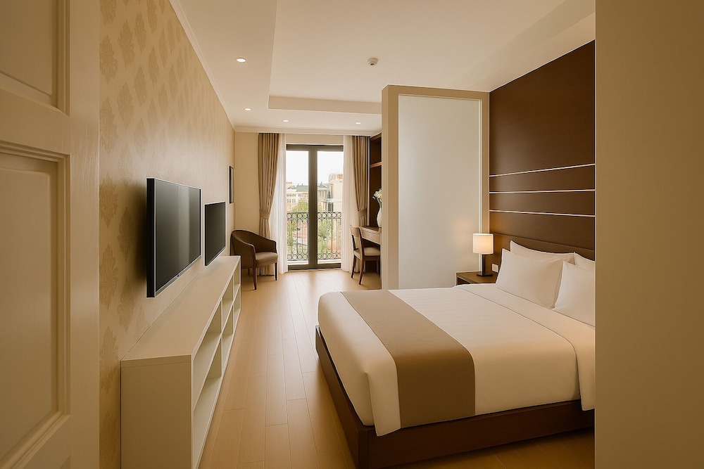 Deluxe Double Room Single Use, Courtyard View