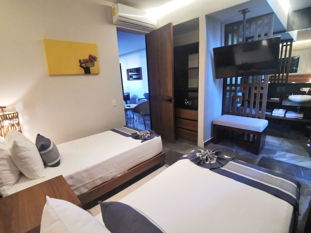 Apartamento de lujo, 1 habitación, piscina privada, área de patio interno