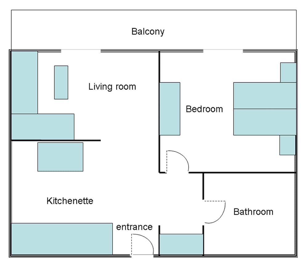 Apartment, 1 Bedroom, Kitchenette photo 2