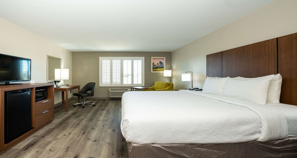 Standard Room, 1 King Bed, Non Smoking, Refrigerator & Microwave - Photo 1