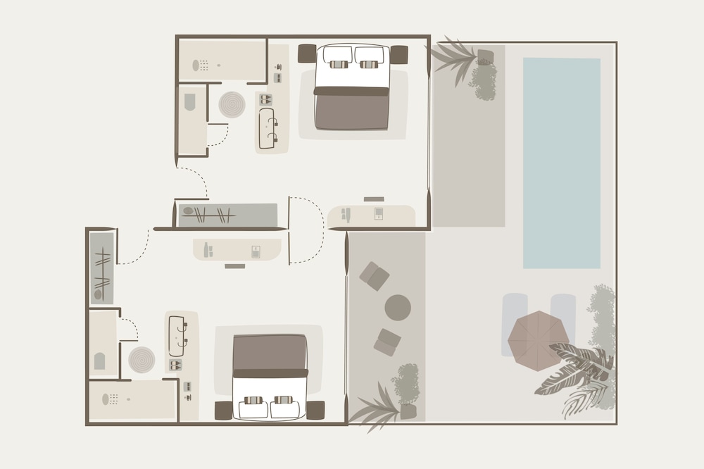 Classic Suite, 2 Bedrooms, Private Pool