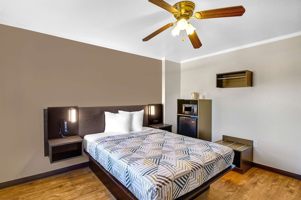 Deluxe Room, 1 Queen Bed, Smoking, Refrigerator & Microwave - Photo 2