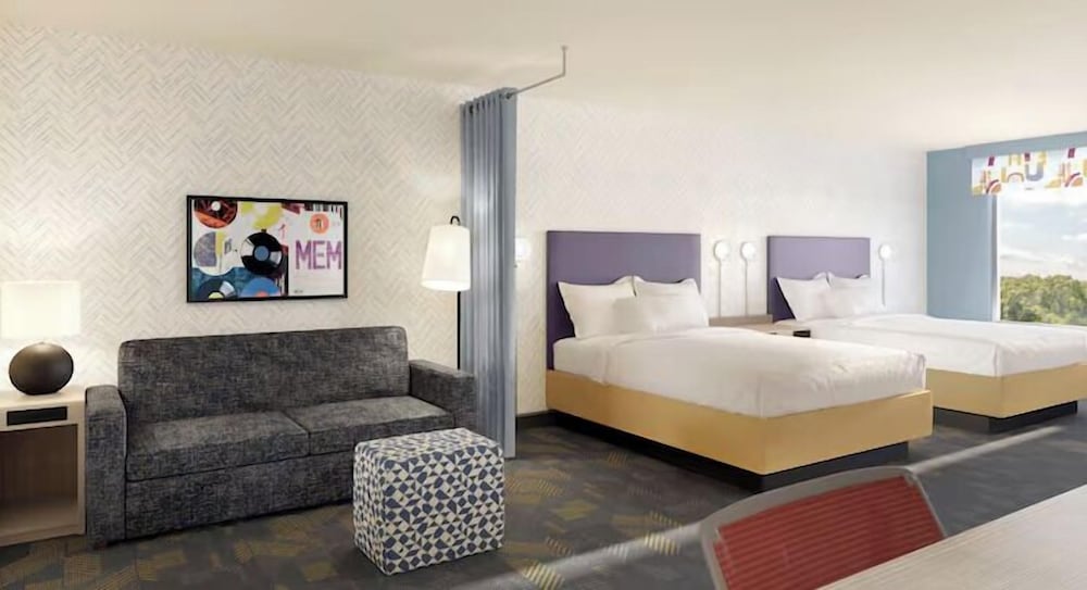 Studio, 2 Queen Beds (Hearing)