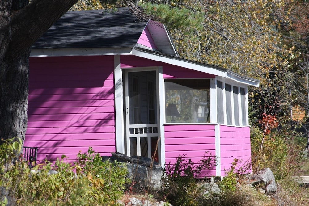 Lakefront Pink Cottage