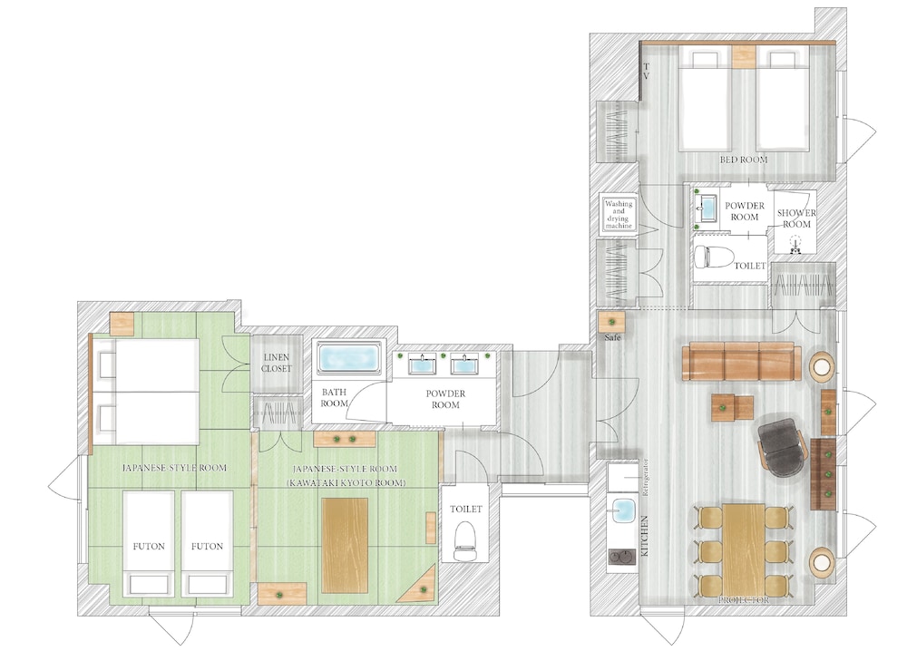 Premium Two-Bedroom Japanese Suite - Photo 15