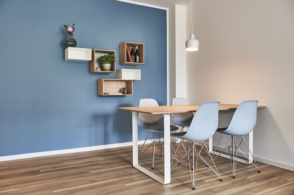 Design Apartment, 1 Bedroom, Non Smoking, Kitchen (Apartment 2 - Blue)