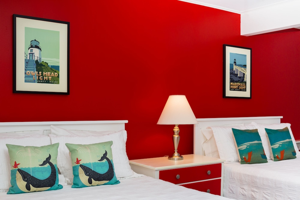 Double Room, 2 Queen Beds, Refrigerator, Ground Floor