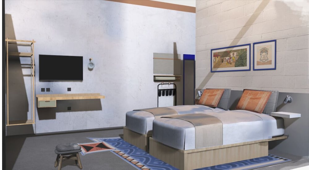 Standard Twin Room, Multiple Beds, Non Smoking, City View photo 3