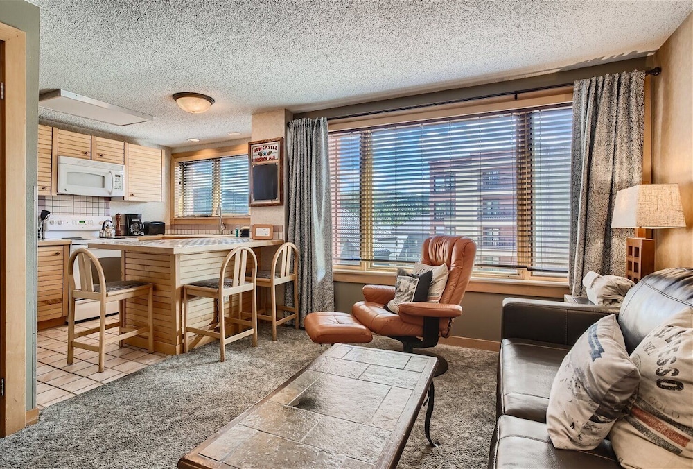 Studio, 1 Queen Bed With Sofa Bed, Fireplace, Mountain View (Peak 9 Getaway)