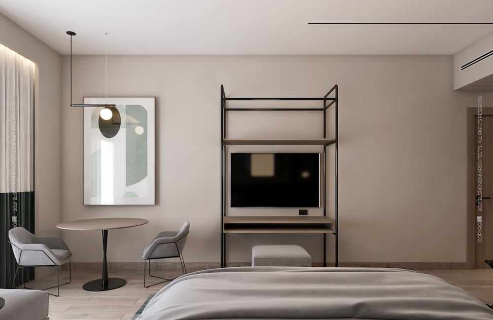 Double or Twin Room, Balcony, Garden View