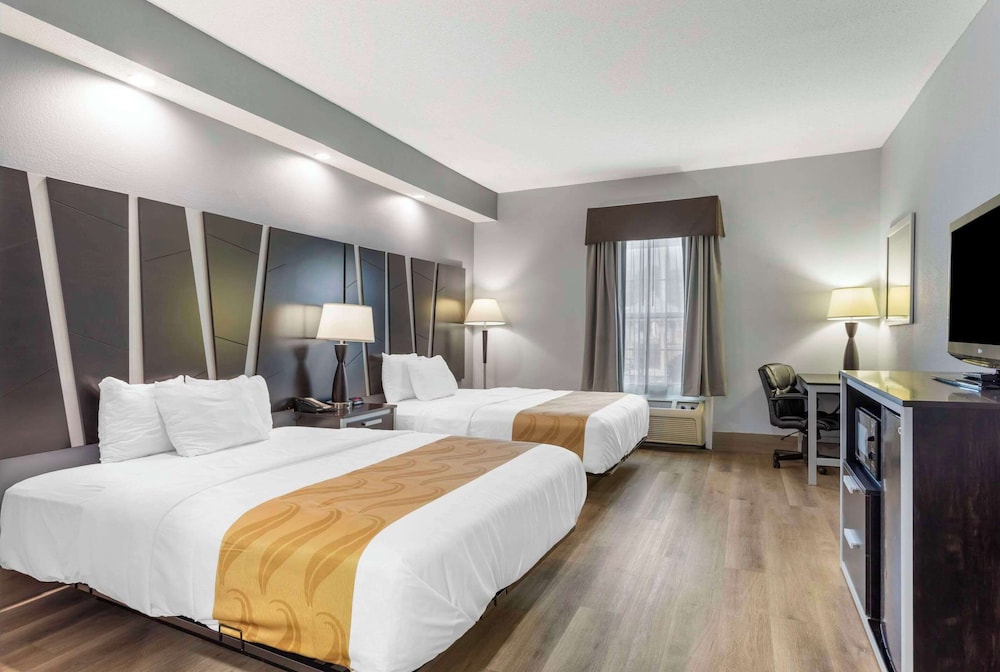 Room, 2 Double Beds, Accessible, Non Smoking (Roll-In Shower) - Photo 1