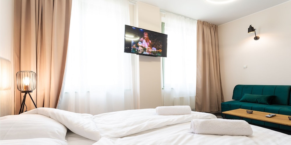 Apartment Double Bed with Sofa bed, Private Bathroom