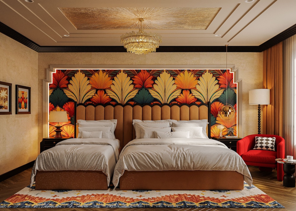 Deluxe Triple Room, Courtyard View