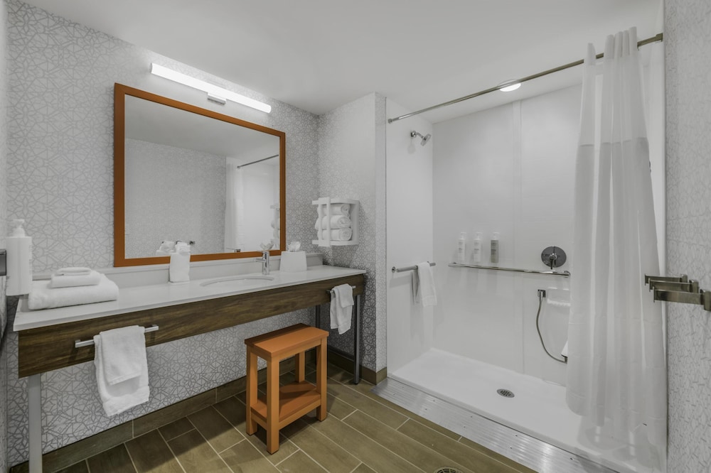 Suite, 1 King Bed, Roll-in Shower