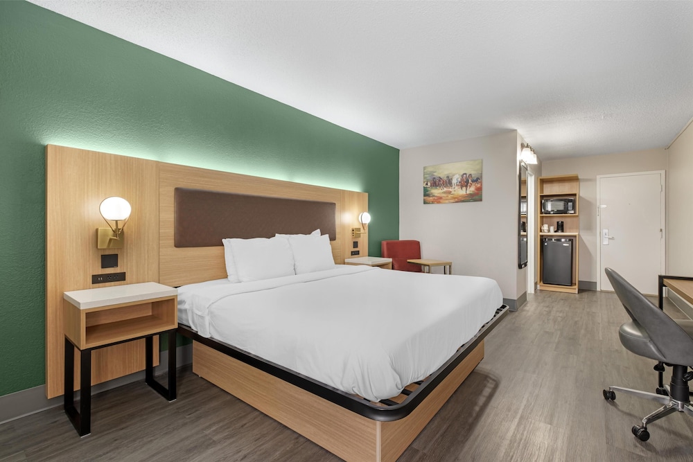 Standard Room, 1 King Bed, Non Smoking, Refrigerator & Microwave