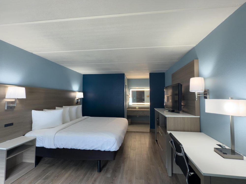 Standard Room, 1 King Bed, Non Smoking, Refrigerator & Microwave - Photo 1